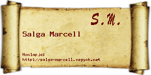 Salga Marcell névjegykártya